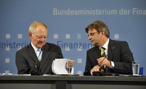 Schäuble regretful over press conference outburst