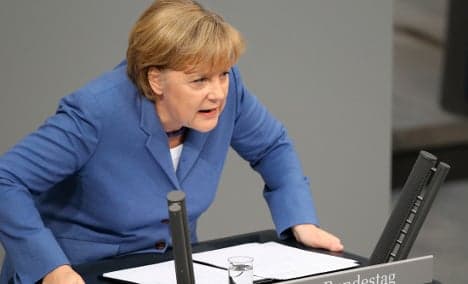 Merkel attacks 'obstructionist' Greens