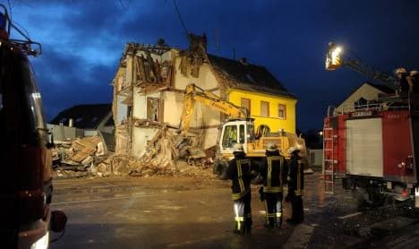 Three dead after blast destroys home