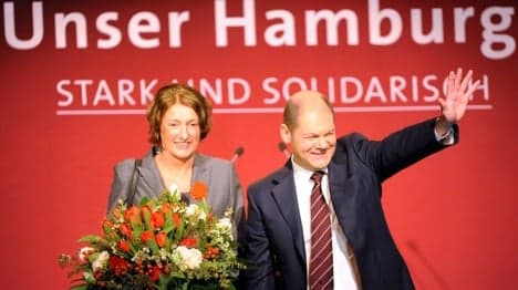 SPD wins Hamburg vote in landslide