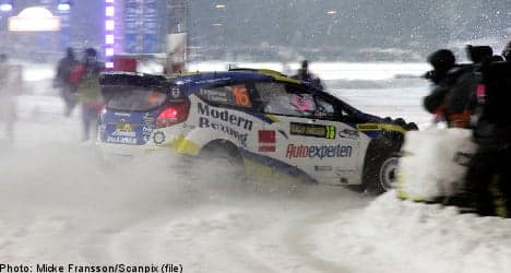 Swede Andersson leads Swedish rally in Karlstad