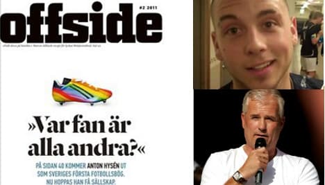 Swedish great Hysén's footballing son: I'm gay