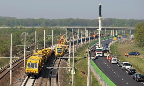 Construction accidents delay on major rail routes