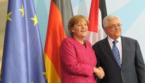 Merkel plays down French rift over Palestine