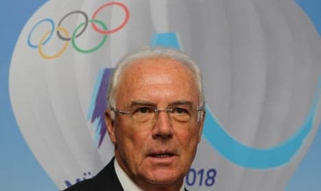Beckenbauer furious over Munich Olympics snub