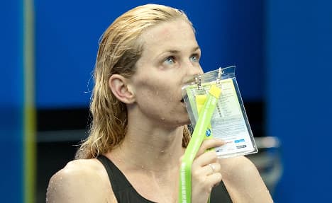 Swim champ Britta Steffen makes shock withdrawal