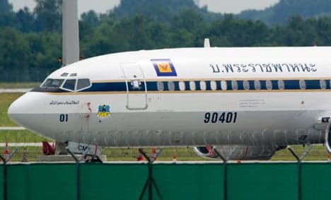 Thai crown prince's plane seized at Munich airport in debt dispute