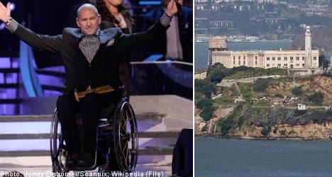 Handicapped Swede sets Alcatraz swim record