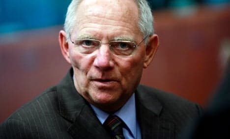 Schäuble calls for financial transaction tax