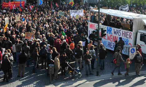 German cities see second, smaller round of 'Occupy' protests
