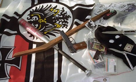 800 weapons taken from neo-Nazis in two years