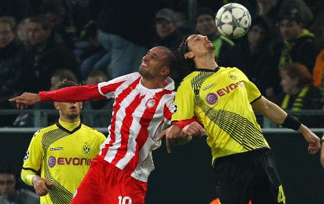 Dortmund edge nervy Olympiakos match