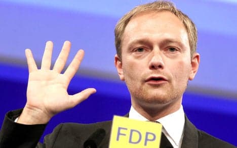 FDP general secretary Lindner resigns