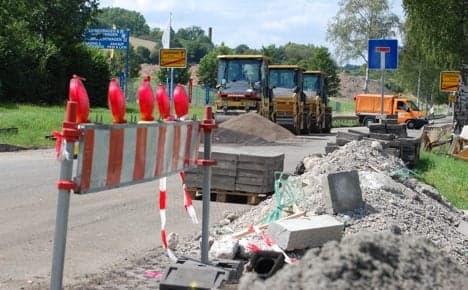 Germans rage against the road works