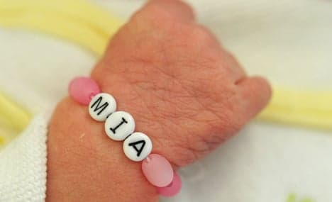 'Mia' and 'Ben' favourite baby names of 2011