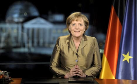 Merkel confident despite expecting 2012 troubles