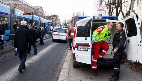 Three tram conductors stabbed in Oslo