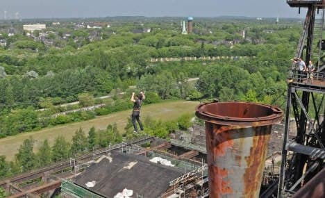 Ruhr ruins invite tourists for highwire hijinks