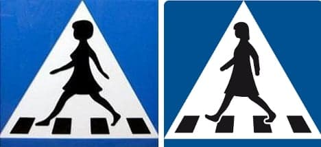 Swedish street signs axed over 'perky' breasts