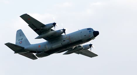 Norwegian Hercules plane missing in Sweden