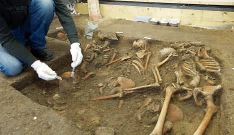 Mass grave from Thirty Years' War opened