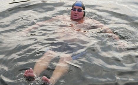 Bruno 'The Orca' takes on mammoth swim