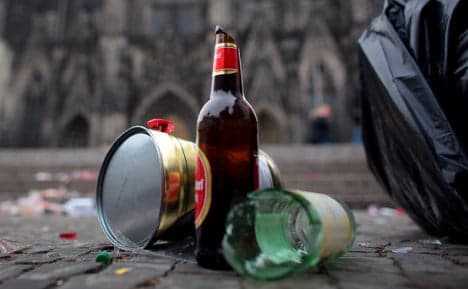 Woman fined for clearing bottles near playground