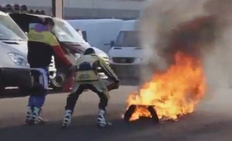 Stuntman left ablaze as fire extinguishers fail
