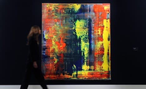 German abstract painting sells for record price