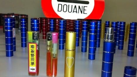 Customs seize tear gas in lipsticks and lighters