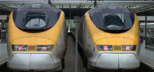 Eurostar and Thalys trains stranded by faults
