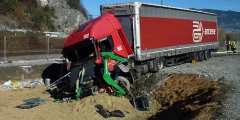 Freak truck crash kills excavator operator