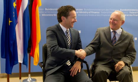 Schäuble: Dutch minister good for eurogroup job