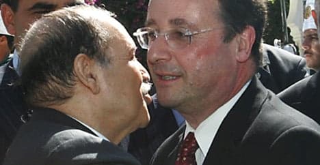Hollande hopes to leave past behind in Algeria