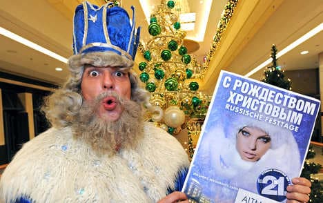 Russian shoppers drop in on Dresden for Christmas