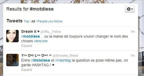 France bins Twitter's 'hashtag' for Gallic word