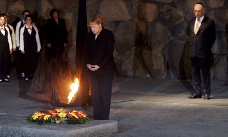 Merkel: Holocaust guilt is 'everlasting'