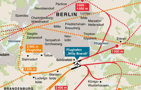 Terrorist fears undo planned Berlin flight path