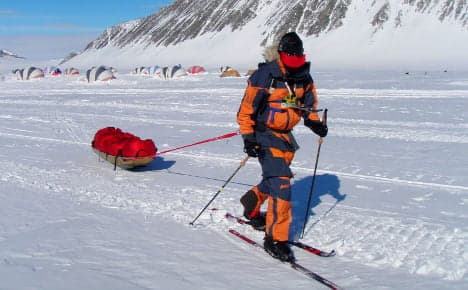 First German to trek to South Pole returns