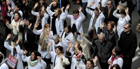 Spanish doctors: 'Your health is being sold'