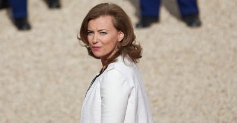 First lady Trierweiler slams own 'bullshit' mag