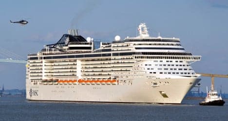 Europe's largest cruise ship takes to the seas