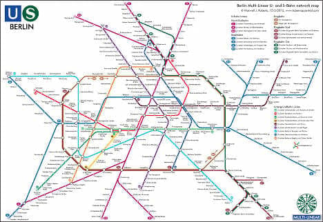 British professor redraws Berlin's metro map