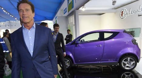 Schwarzenegger is back at Geneva motor show