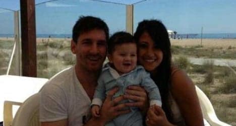 First glimpse of mini Messi goes viral