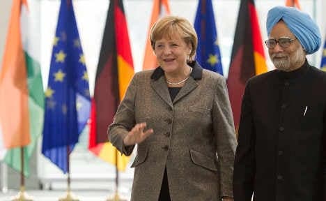 Merkel aims to bolster Indian economic ties