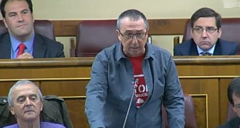 Stripping MP, 54, heats up Spanish parliament