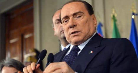 Suspicious letter sent to ex-PM Berlusconi