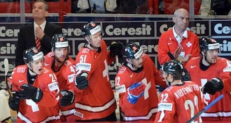 Swiss knock over Canada in world hockey tourney