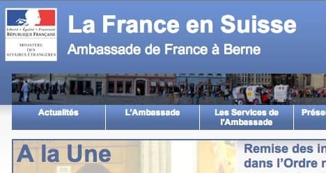 French embassy rapped for online banking link